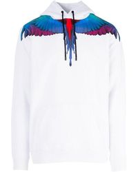 Marcelo Burlon - Wing Printed Hooded Sweater - Lyst