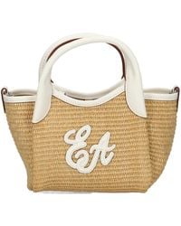 Emporio Armani - Top-Handles Logo-Detail Bag - Lyst