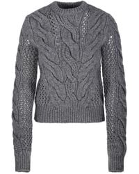 Sportmax - Crewneck Long-Sleeved Jumper - Lyst