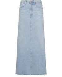Agolde - Denim Skirt With Belt Loops - Lyst