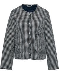 Barbour - Check Monroe Quilted Jacket - Lyst