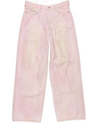 Acne Studios - Denim Trousers With Belt Loops - Lyst