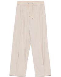 Herno - Lightweight Drawstring Cropped Trousers - Lyst