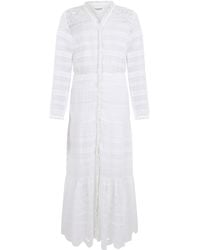 Isabel Marant - Isabel Marant Étoile Daniva Long Sleeved V-Neck Dress - Lyst
