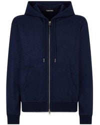 Tom Ford - Zip-Up Drawstring Hoodie - Lyst