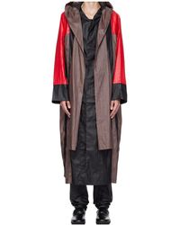 Kiko Kostadinov - Pleated Striped Coat - Lyst