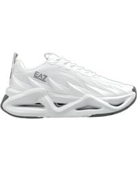 EA7 - Round-Toe Sneakers - Lyst