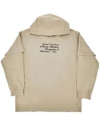 Acne Studios - Double-Layered Lettering-Detail Hoodie - Lyst