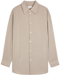 Lemaire - Tie Long Silk Oversized-Fit Shirt - Lyst