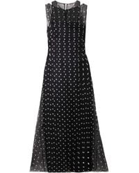 Emilia Wickstead - Silk Organza And Faille Dress - Lyst