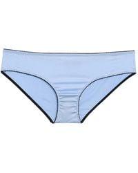Dolce & Gabbana - Solid-Color Stretch Satin Panties - Lyst