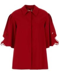 Blumarine - Cutout Sleeve Jacket - Lyst