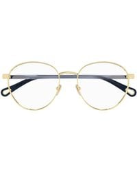 Chloé - Chloé Eyewear Round Frame Glasses - Lyst