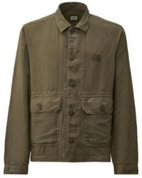 C.P. Company - Pocket-Detail Button-Up Jacket - Lyst