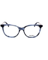 Max Mara - Square Frame Glasses - Lyst