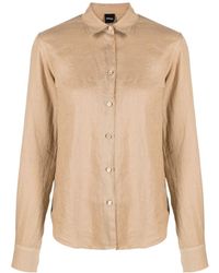Aspesi - Button-Down Long-Sleeved Shirt - Lyst