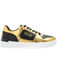 Versace Jeans Couture - Couture Logo Printed Low-Top Sneakers - Lyst