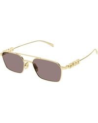 Gucci - Eyewear Rectangle-Frame Sunglasses - Lyst