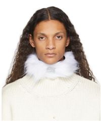 we11done - Artificial Fur Collar - Lyst