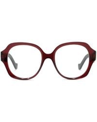 Loewe - Oval Frame Glasses - Lyst