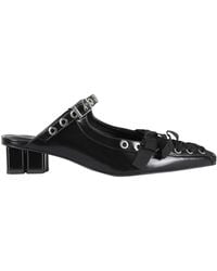 Ganni - Eyelet Detailed Lace-Up Shoes - Lyst