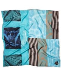 Versace - Pattern Printed Twill Scarf - Lyst