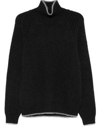 Moncler - Alpaca Wool Blend Turtleneck Jumper - Lyst