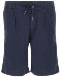 Woolrich - Pleated Drawstring Shorts - Lyst