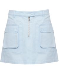 CASABLANCA - Utility Pocket Mini Skirt - Lyst