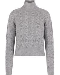 Max Mara - Studio Mstcosmo Turtleneck Knitted Jumper - Lyst