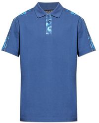 Versace Jeans Couture - Couture Barocco Printed Short-Sleeved Polo Shirt - Lyst