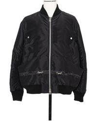 Sacai - Zipped Twill Bomber Jacket - Lyst