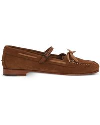 Hereu - Round-Toed Flat Shoes - Lyst