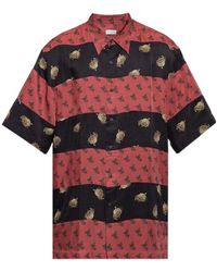 Dries Van Noten - Graphic Printed Striped Shirt - Lyst