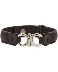 Ferragamo - Ferragamo Double Gancini Bracelet - Lyst