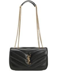 Saint Laurent - Loulou Quilted Shoulder Bag - Lyst