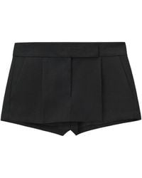 Alexander Wang - Logo Embroidered Mini Skort - Lyst
