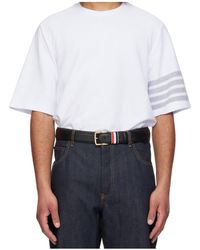 Thom Browne - Short Sleeve Crewneck T-Shirt - Lyst