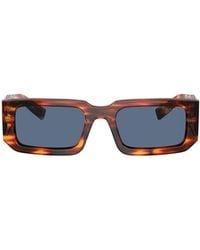 Prada - Eyewear Rectangular Frame Sunglasses - Lyst