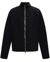 McQueen - Stand Collar Zipper Jacket - Lyst