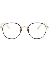 Linda Farrow - Jules Round-Frame Glasses - Lyst