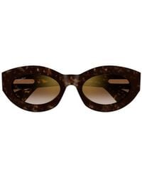 Cartier - Cat Eye Frame Sunglasses - Lyst