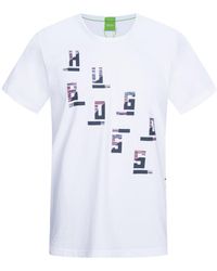 BOSS - Logo Details T-Shirt - Lyst