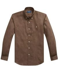Ralph Lauren - Polo Button-Down Linen Shirt - Lyst