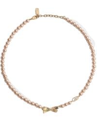 Dior - Cd Bow Necklace - Lyst