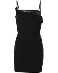 Roland Mouret - Crystal-Embellished Crêpe Minidress - Lyst