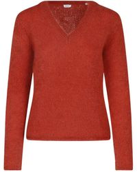 Aspesi - V-Neck Knitted Sweater - Lyst