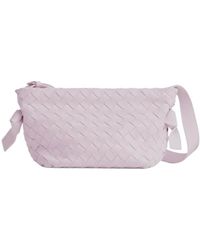 Bottega Veneta - Tie Intrecciato Snap-Locked Shoulder Bag - Lyst