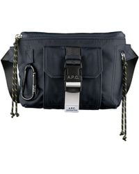 A.P.C. - Logo Patch Buckled Belt Bag - Lyst