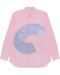 Comme des Garçons - Comme Des Garçons Shirt Contrast Insert Shirt - Lyst